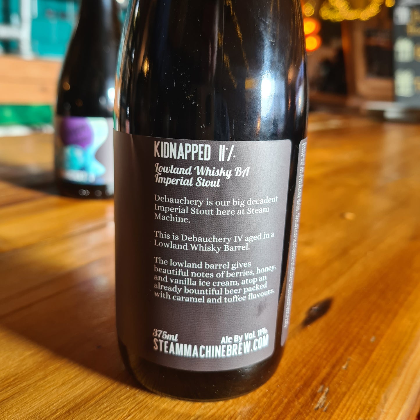 "Kidnapped" Lowland Whisky BA Imperial Stout 11% 375ml Bottle