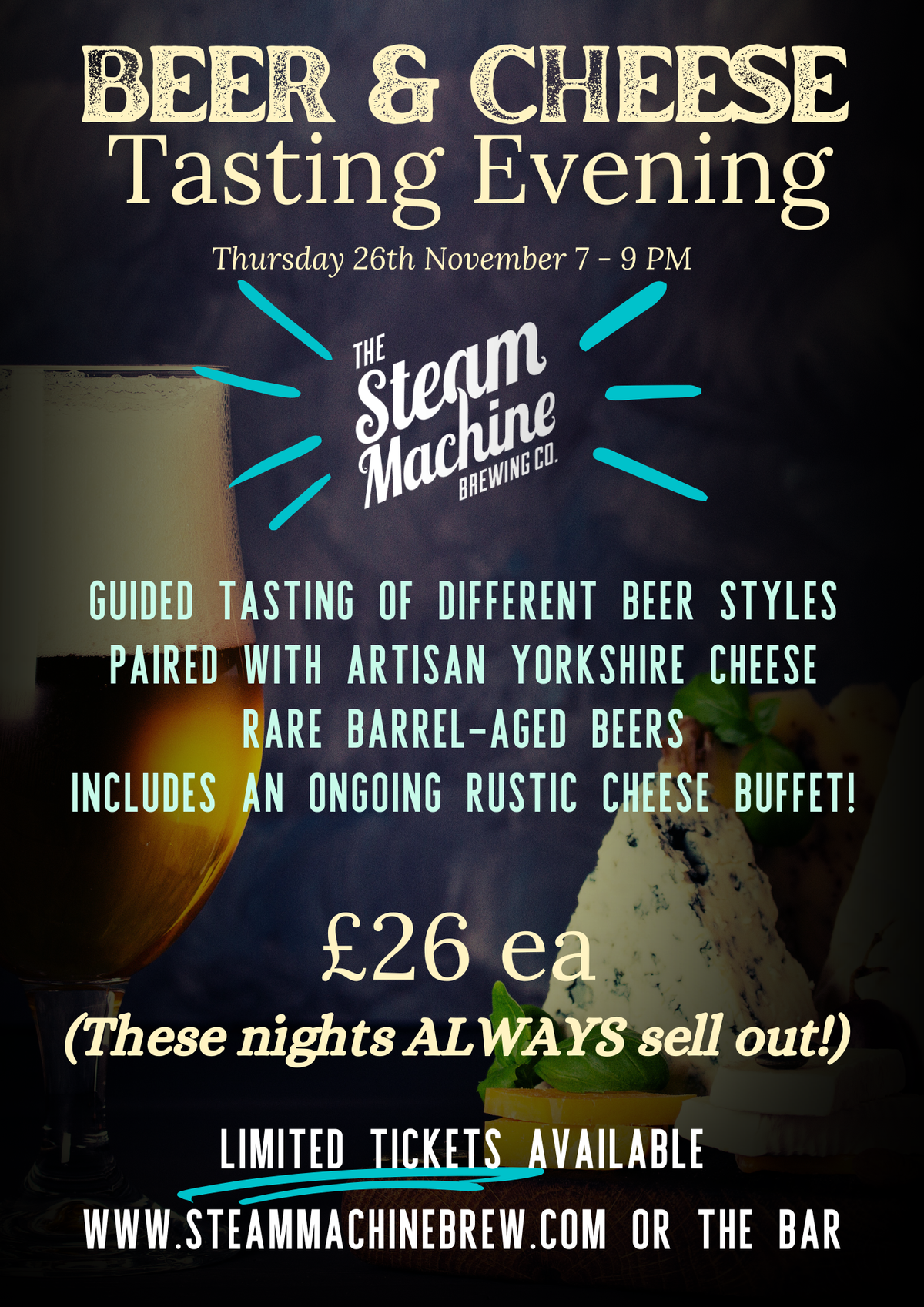 Cheese & Beer Pairing *Yorkshire Edition*