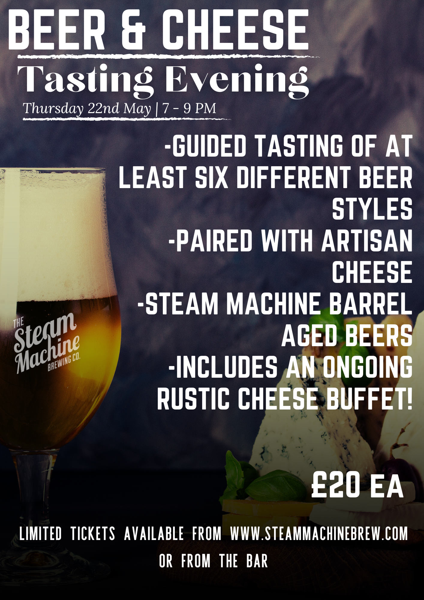 Beer & Cheese Pairing Evening!